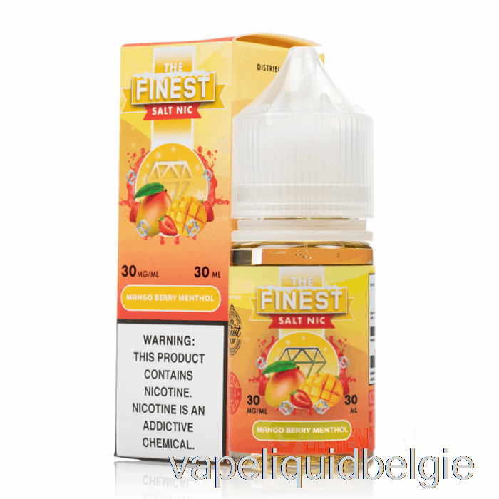 Vape België Mangobes Menthol - De Fijnste Fruiteditie Zout Nic - 30ml 50mg